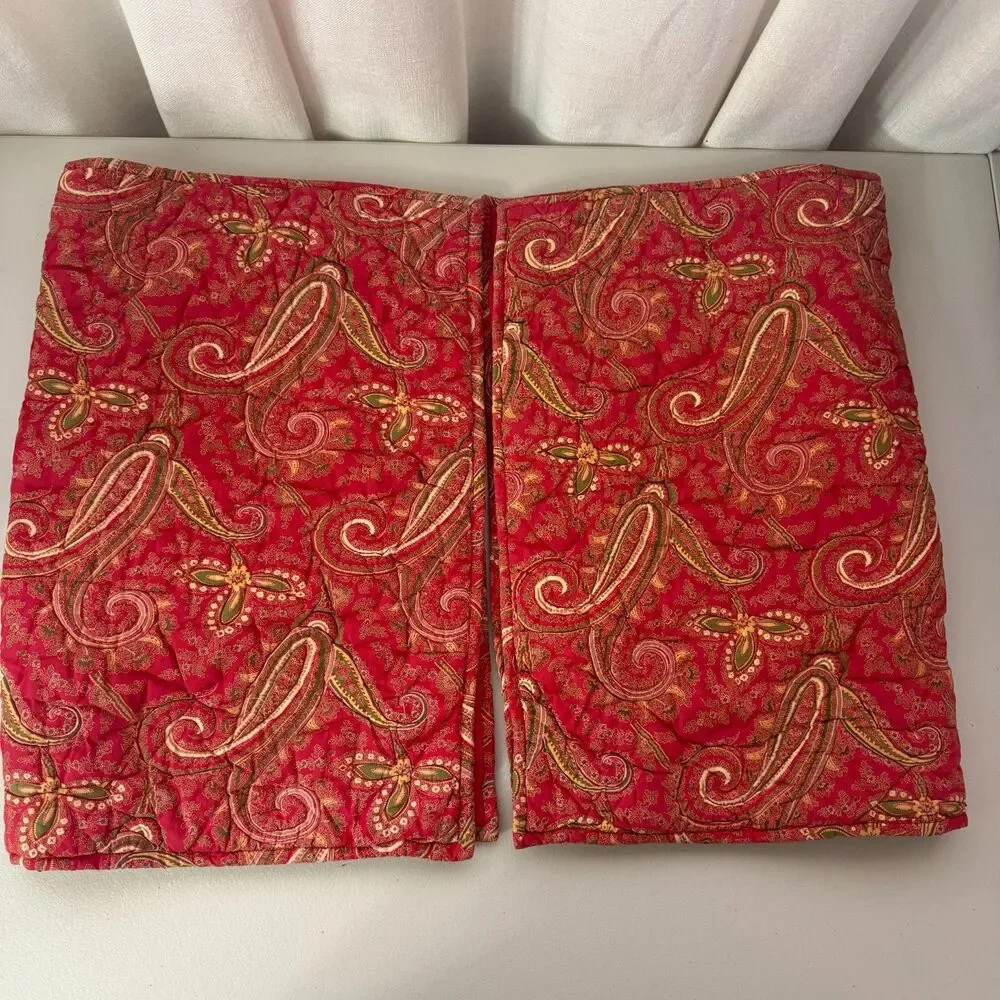 Pottery Barn Mira Anibel Paisley Floral Full Queen Duvet Cover and Two Shams